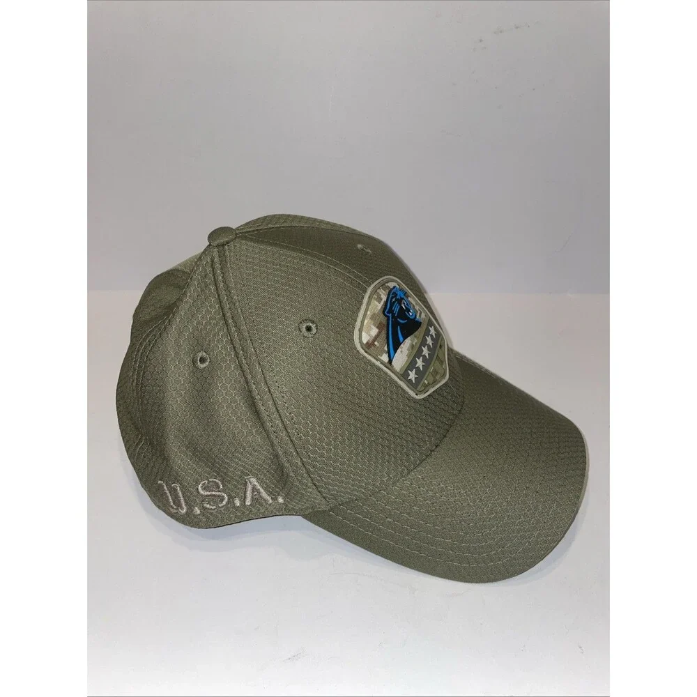 Carolina Panthers 39 Thirty Salute To Service Stretch Band Fitted Ball Cap M/L